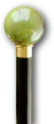 sfera verde onice bastoni in legno di faggio e resina acrilica by Biancardi International