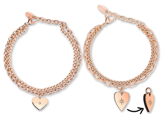 2 Jewels - golden bracelets