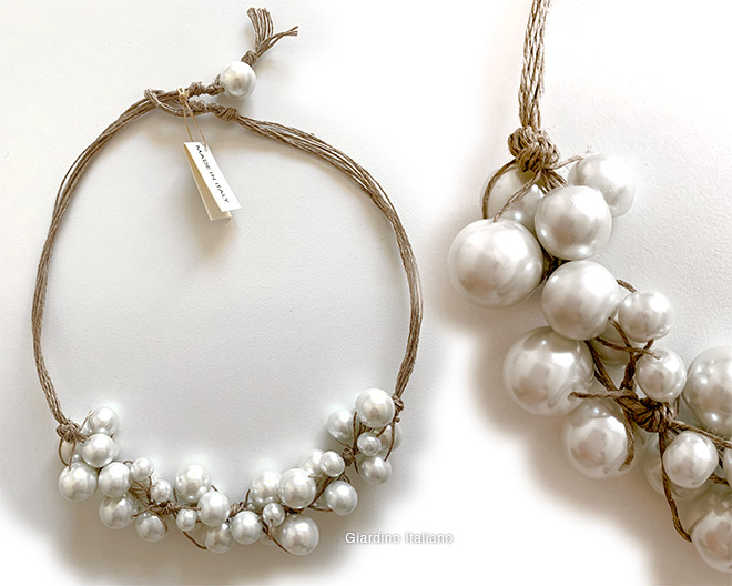 Navona necklace with Majorca pearls